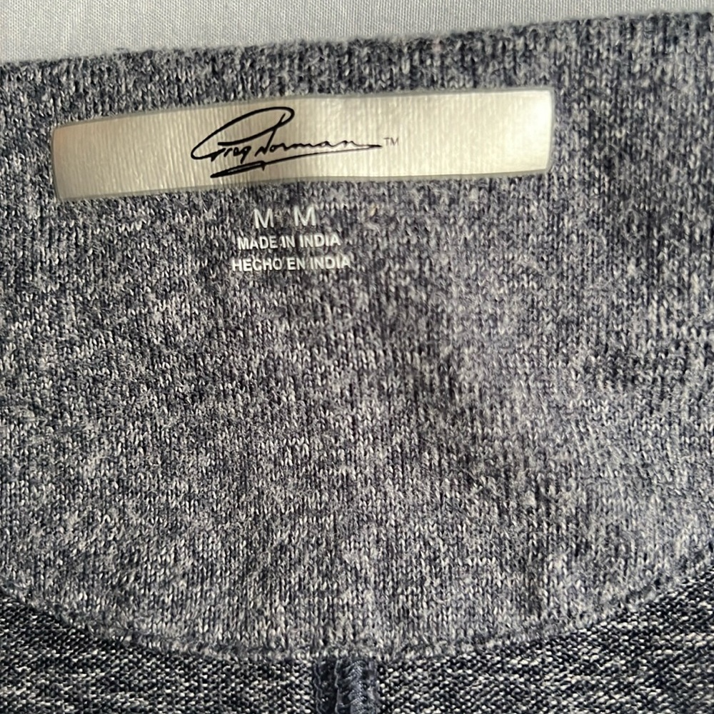 Bluish Gray Greg Norman 1/4 Zip.